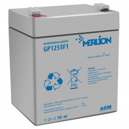 Батарея к ИБП Merlion 12V-5.5Ah (GP1255F1) фото 1