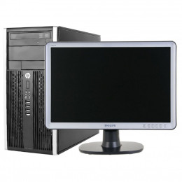 Комплект Компьютер HP Compaq 6200 Pro MT (i3-2100/8/120SSD) + Монитор 19&quot; Philips 190SW8 фото 1