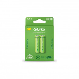 Аккумулятор Gp AA R6 ReCyko battery 2600mAh AA (2700Series, 2 battery pack) (270ААHCE-EB2(Recyko) / фото 1