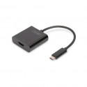 Перехідник USB-C до HDMI UHD 4K, M/F, 0.15 м Digitus (DA-70852)