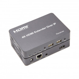 Адаптер HDMI 4K/30hz up to 150m via CAT5E/6 PowerPlant (CA912957) фото 1