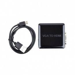 Переходник VGA+R/L to HDMI (HDCVGA01-M) PowerPlant (CA912681) фото 1