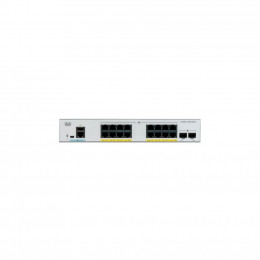 Комутатор мережевий Cisco C1000-16P-2G-L фото 1