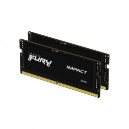 Модуль памяти для ноутбука SoDIMM DDR5 16GB (2x8GB) 4800 MHz FURY Impact Kingston Fury (ex.HyperX) ( фото 1