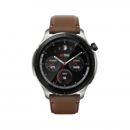 Смарт-часы Amazfit GTR 4 Brown leather strap фото 2