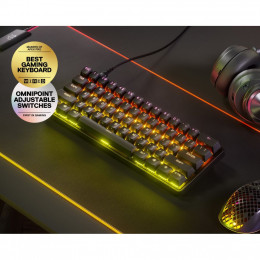 Клавиатура SteelSeries Apex Pro Mini USB UA Black (SS64820) фото 2