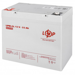 Батарея к ИБП LogicPower LPM-GL 12В 55Ач (15266) фото 1