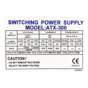 Блок живлення Switching Power Supply 300W (ATX-300)