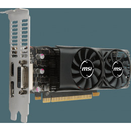 Видеокарта MSI GeForce GTX1050 Ti 4096Mb DUAL FANS (GTX 1050 Ti 4GT LP) - RENEW фото 1