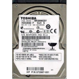 Жорсткий диск 2.5 Toshiba 250Gb MK2556GSY фото 1