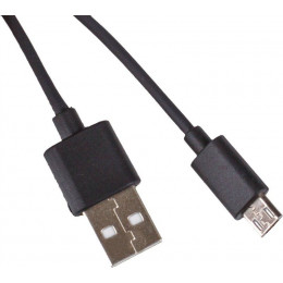 Кабель micro USB - USB 1м (Black) фото 1