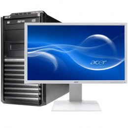 Комплект Acer Veriton M430G (Phenom x4 945/8/120SSD/500) + Монітор 24&quot; Acer B243HL фото 1