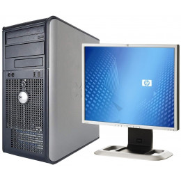 Комплект Компьютер Dell Optiplex 755 MT (E8400/4/250) + Монитор 19&quot; HP LP1965 фото 1