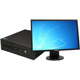 Комплект Компьютер HP ProDesk 600 G1 SFF (i3-4130/8/500/GTX1050Ti) + Монитор 22&quot; Samsung 2243BW фото 1