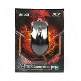 Мышь A4TECH F6 USB Black - Class A фото 2