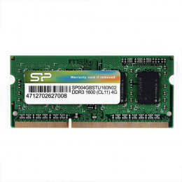 Оперативная память SO-DIMM DDR3 Silicon Power 4Gb 1600Mhz фото 1