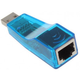 Мережевий адаптер USB-RJ45, 10/100, blue, CE533 фото 1