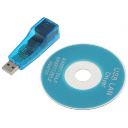 Мережевий адаптер USB-RJ45, 10/100, blue, CE533 фото 2