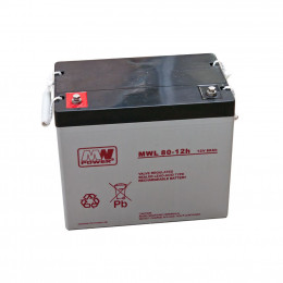 Батарея до ДБЖ MWPower AGM 12V-80Ah (MWL 80-12) фото 1
