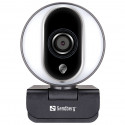 Вебкамера Sandberg Streamer Webcam Pro Full HD Autofocus Ring Light Black (134-12)