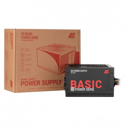 Блок питания 2E BASIC POWER (400W), 80, 120mm, 1xMB 24pin(20+4), 1xCPU 8pin(4+4), 3xMolex, 4xSATA, 1 фото 1
