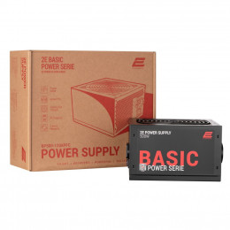Блок питания 2E BASIC POWER (500W), 80, 120mm, 1xMB 24pin(20+4), 1xCPU 8pin(4+4), 3xMolex, 4xSATA, 2 фото 1