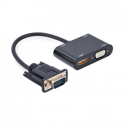 Переходник Cablexpert VGA to HDMI/VGA+audio 3.5mm (A-VGA-HDMI-02) фото 1