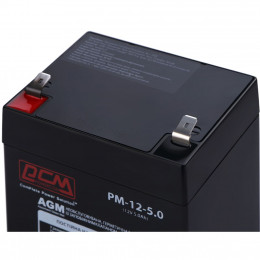 Батарея к ИБП Powercom PM-12-5.0, 12V 5Ah (PM-12-5.0) фото 2