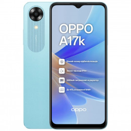 Мобильный телефон Oppo A17k 3/64GB Blue (OFCPH2471_BLUE_3/64) фото 1