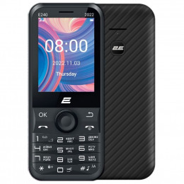 Мобильный телефон 2E E240 2022 Dual SIM Black (688130245159) фото 1