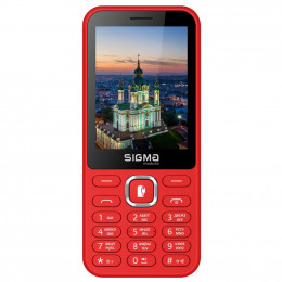 Мобильный телефон Sigma X-style 31 Power Type-C Red (4827798855058) фото 1
