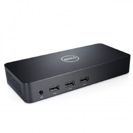 Порт-реплікатор Dell USB 3.0 Ultra HD Triple Video Docking Station D3100 EUR (452-BBOT) - Class A фото 1