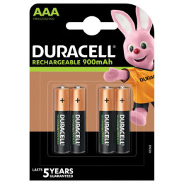 Аккумулятор Duracell AAA HR03 900mAh * 4 (5005015) фото 1