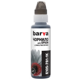 Чернила Barva Epson 105 100 мл, black, флакон OneKey 1K, pigm. (E105-781-1K) фото 1
