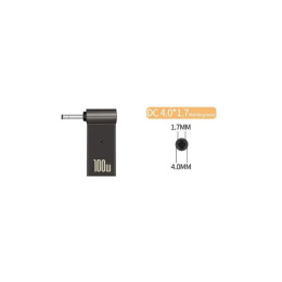 Адаптер PD 100W USB Type-C До DC Male Jack 4.0x1.7 mm LENOVO ST-Lab (PD100W-4.0x1.7mm) фото 1