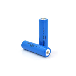 Аккумулятор 18650 Li-Ion ICR18650 TipTop, 1800mAh, 3.7V, Blue Vipow (ICR18650-1800mAhTT) фото 1