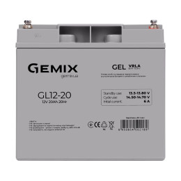 Батарея до ДБЖ Gemix GL 12V 20Ah (GL12-20 gel) фото 2