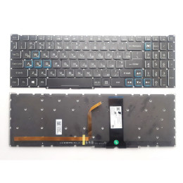 Клавиатура ноутбука Acer Nitro 4 AN515-43/AN515-54/AN517-51/AN715-51 черна з кольор п (A46210) фото 1