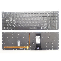 Клавиатура ноутбука Acer Nitro 4 AN515-43/AN515-54/AN517-51/AN715-51 черна з кольор п (A46212) фото 1