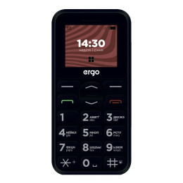 Мобильный телефон Ergo R181 Black фото 1