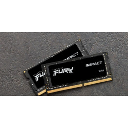 Модуль памяти для ноутбука SoDIMM DDR4 32GB (2x16GB) 3200 MHz Impact Kingston Fury (ex.HyperX) (KF43 фото 2