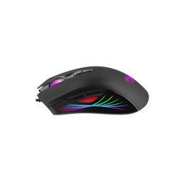 Мишка Marvo M519 RGB-LED USB Black (M519) фото 2