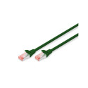 Патч-корд 3м, CAT 6 S-FTP, AWG 27/7, LSZH, green Digitus (DK-1644-030/G)