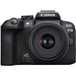 Цифровой фотоаппарат Canon EOS R10 + RF-S 18-45 IS STM (5331C047) фото 1