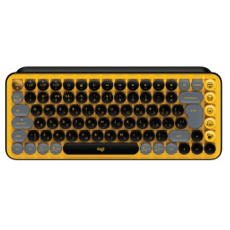 Клавиатура Logitech POP Keys Wireless Mechanical Keyboard UA Blast Yellow (920-010735) фото 1