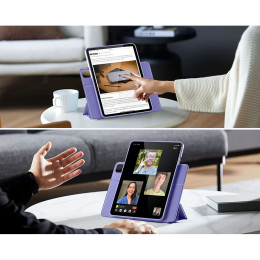 Чохол для планшета BeCover Magnetic 360 Rotating mount Apple iPad 10.9 2022 Purple (70 фото 2