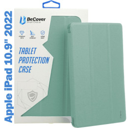 Чохол для планшета BeCover Tri Fold Soft TPU Apple Pencil Apple iPad 10.9 2022 Dark Green (70 фото 1
