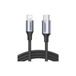 Дата кабель USB-C to Lightning 1.5m US304 MFI White Ugreen (US304/70524) фото 1