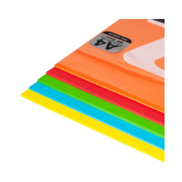 Папір DoubleA А4, 80 г/м2, 100 арк, 5 кольорів, Rainbow5 Brigh (151307) фото 2