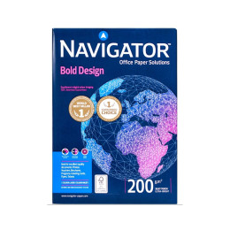 Папір Navigator Paper А4, BoldDesign, 200 г/м2, 150 арк, клас А (989477) фото 1